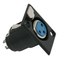 XLR csatlakozó, kábelek