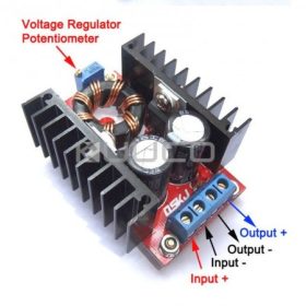   DC – DC felfelé állítható feszültség stabilizátor Step - Up 100W (hut_090392) RENDELÉSRE !!!!!!
