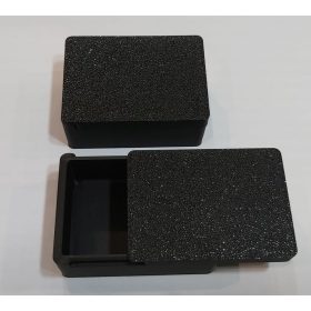   Műszerdoboz műanyag 60x40x25mm belső méret, fekete csavarmentes doboz KAPHATÓ !!!!!!!