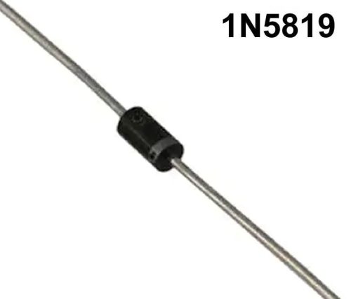 Schottky dióda (SB140) 1N5819  1A/40V KAPHATÓ !!!!!