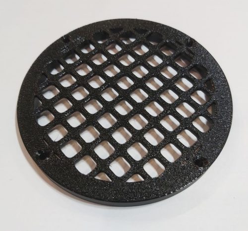 Hangszóró rács, fekete, 100mm hangszóróhoz. KAPHATÓ !!!!!!!
