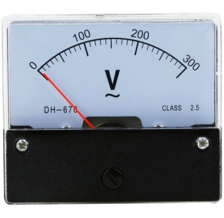 Analóg voltmérő 300V váltóáram (PAN.V1060)