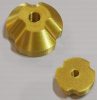 Kislemezhez (45 RPM) illesztő adapter korong 38mm, arany (Design2) KAPHATÓ !!!!!!! 