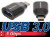   USB 3.0 Adapter USB-C Dugó - USB A Aljzat Fekete (VLCP60915B) KÜLSŐ RAKTÁRON !!!!!! 1-2 munkanap