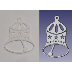 Karácsonyi akasztható dísz, harang KAPHATÓ !!!!!!