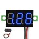 Kék Mini Panel Digitális feszültségmérő 4,5-30V (2 vezetékes, 3 digites) RENDELÉSRE !!!!!!