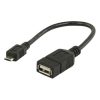 USB 2.0 A – mikro B OTG adat kábel 0.20 m (VLMP60515B0.20) RENDELÉSRE !!!!! 2-3 munkanap