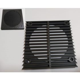   Hangszóró díszrács, hangterelő, négyzet alakú, magas hangsugárzó elé vagy 0-115mm lyuk elfedésére. Ver.2 KAPHATÓ !!!!