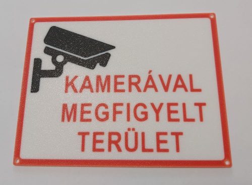 Kamerával megfigyelt terület 170x130mm KAPHATÓ !!!!!!