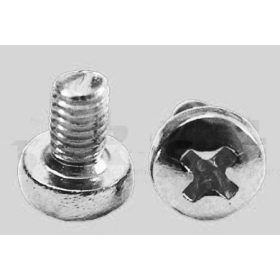 Csavar M3x16mm lencse fejű, acél/Ni (9882) KIFOGYOTT !!!!!