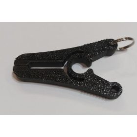   Kulcstartóra mini rugós szorító csipesz, egyenes, UV álló, 52mm KAPHATÓ !!!!!!