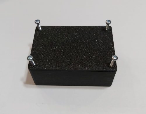 Műszerdoboz műanyag 60x40x25mm fekete csavarokkal KAPHATÓ !!!!!!!