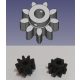 Fogaskerék M=2 x 9 fog x 22 mm 3D nyomtatott, UV álló, PET-G  KAPHATÓ !!!!!!