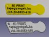 3D műanyag kulcstartó bevásárló érmével, kérhető egyoldalas saját felirattal. KAPHATÓ !!!!!!!