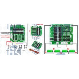   LiFePo4 Cella védelemmel balansszal ellátott modul BMS - 4 Cella töltés, és merítés védelméhez 30A / 56A peak KAPHATÓ !!!!!!