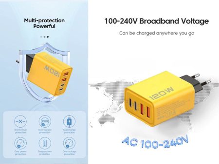 USB hálózati töltő: Univerzális 2xUSB aljzat + 2xUSB C-aljzat, max 30W portonként KAPHATÓ !!!!!!