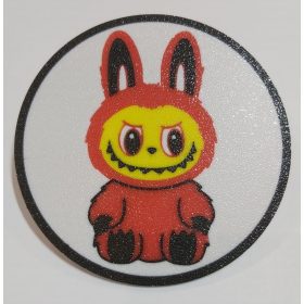   Poháralátét, műanyag mosható, 90x2mm (0046) PIROS KAPHATÓ !!!!