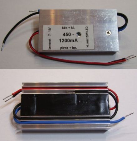 Áramkorlát állítható 300-700mA LEDfénypanelek, POWER LED-ekhez AKCIÓS !!!! KAPHATÓ !!!!!!
