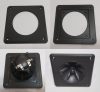 Hangszóró beépítő keret, négyzet alakú, ragasztással is rögzíthető a Piezo magas hangsugárzó, 76-115mm lyukba. KAPHATÓ !!!!!!