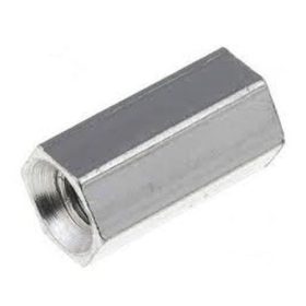 Távtartó F/F M3x40mm SW5, fém, sárgaréz/Ni (8366)