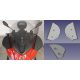 Gilera Nexus robogó légterelő, jobb, bal, fekete