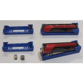   18650 Li-ion 1db kúpos érintkezős 66-67 mm-es akkumulátorokhoz, acél rugós és lapos érintkezőkkel, akkumulátor tartó. KAPHATÓ !!!!!!