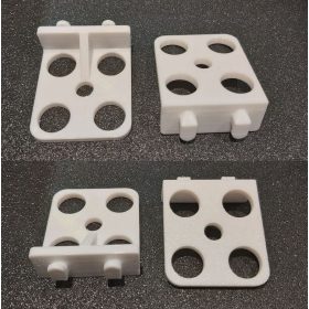   Fali tároló, modulosan építhető, fali panelhez csavarhúzó tartó 4db 17mm + 1db 10mm lyukkal (Fanni fal 021) KAPHATÓ !!!!!!