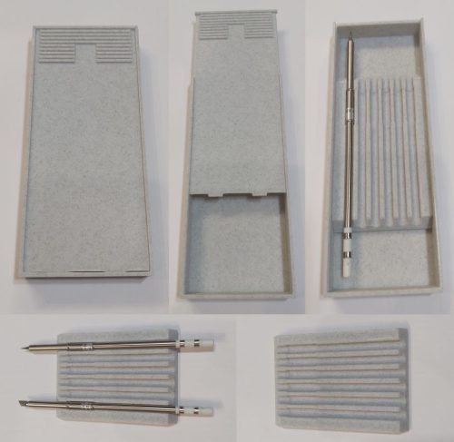 Doboz csúszótetős 160x70x18mm T12 pákahegy tartóval 6db hegy számára KAPHATÓ !!!!!!