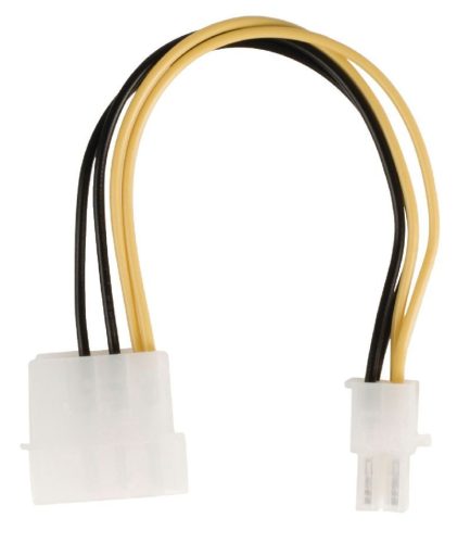 Belső tápfeszültség osztókábel, EPS 4 érintkezős – 1x Molex dugasz, 0,15 m (VLCP74340V015) KAPHATÓ !!!!!