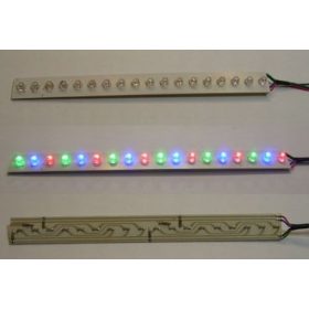 Színes LED modul 19cm, 18db SUPER FLUX LED KAPHATÓ !!!!!!!