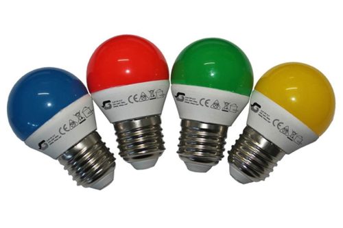 G45 5W E27 220-240V  ̴ 50HZ KÉK AKCIÓS !!!!!!! KAPHATÓ !!!!!!!