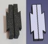 Műanyag rugós szorító csipeszhez, egyenes, 42mm szoritópofa betét, párban, UV álló KAPHATÓ !!!!