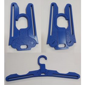   Összecsukható hordozható, utazó vállfa, kék KAPHATÓ !!!!!