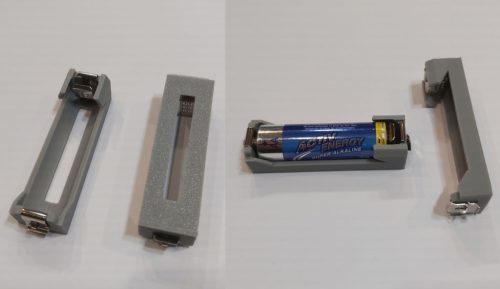 Elemtartó 1db AA méretű 1,5V-os elemekhez, 1,2V-os akkumulátorokhoz KAPHATÓ !!!!!!! 