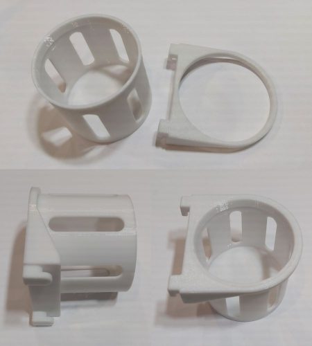 Fali tároló, modulosan építhető, fali panelhez kör alakú tálka 54mm, dobozos üditőnek (Fanni fal 041) KAPHATÓ !!!!!!