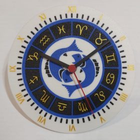   Egyedi falióra Horoszkóp HALAK 175mm, óraszerkezettel. (színes) KAPHATÓ !!!