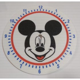   Egyedi falióra Mickey Mouse 175mm, óratartó házzal, óraszerkezet nélkül. KAPHATÓ !!!