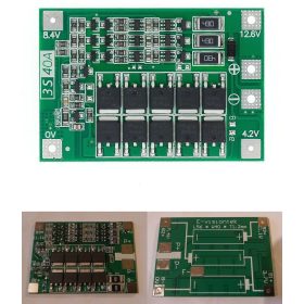   Li-ion 18650 Cella védelemmel balanszal ellátott modul BMS - 3 Cella töltés, és merítés védelméhez 40A  KAPHATÓ !!!!!!