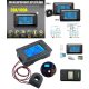 AC 110-250V 0-100A Nagyméretű LCD kijelző digitális Volt-Amper-Watt-Wattóra-Teljesítmény tényező-Frekvencia mérő műszer RENDELÉSRE !!!!!!