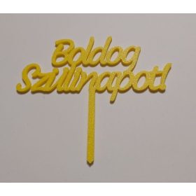   Boldog szülinapot !  Tortadísz, többféle színben választható, egy pálcás. KAPHATÓ !!!!!