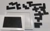 Mini hordozható Puzzle, 12 darabos logikai kirakó játék, fekete-fehér. KAPHATÓ !!!!!!!