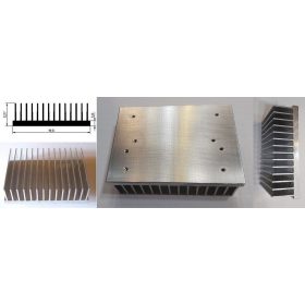   Hütőborda POWER LED-ekhez 111x33x80mm, 1 - 20W-ig passzív hútéssel, 80-100W-ig aktív ventilátoros hűtéssel. KAPHATÓ !!!!!!!