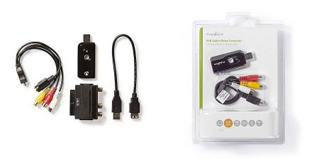 USB 2.0 videorögzítő, digitalizáló, A/V kábel, Scart vagy RCA, Szoftverrel, USB 2.0 (VGRRU100BK) RENDELÉSRE !!!!!! 1-2 munkanap