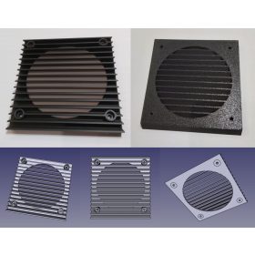   Hangszóró díszrács, hangterelő, négyzet alakú, magas hangsugárzó elé vagy 0-115mm lyuk elfedésére. Ver.1 KAPHATÓ !!!!