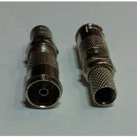   KOAX aljzat fém szerelhető F-véggel RG6 6,0 mm kábelhoz KAPHATÓ !!!!!!!