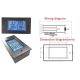 DC 6,5-100V 0-20A Dupla LCD kijelző digitális voltmérő, ampermérő, teljesítménymérő, kapacitásmérő modul RENDELÉSRE !!!!!