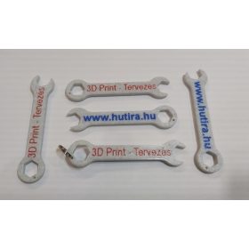 3D műanyag kulcstartó villáskulcs 10-es KAPHATÓ !!!!!