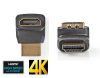 HDMI 270 fokos adapter, aranyozott, 4K (CVGP34902BK) RENDELÉSRE !!!!!