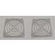 Ventillátor rács műanyag 60x60x3,2mm KAPHATÓ !!!!!