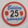 Poháralátét, műanyag mosható, 90x2mm, választható évszámmal 20-39-ig. (0051) KAPHATÓ !!!!